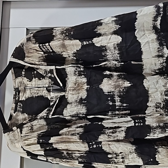 NWT Mes Demoiselles Anthropologie Talpa Blouse Tye-Dye Casual Sophisticated SZ1 - Picture 4 of 12
